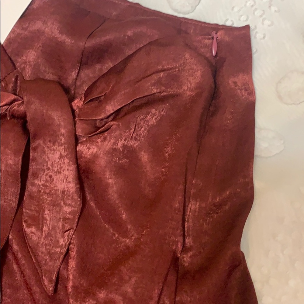 NWT Maroon skirt from Bella Rose Boutique - Picture 3 of 3